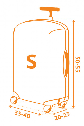 Чехол для чемодана "Worldwide" S (SP240)