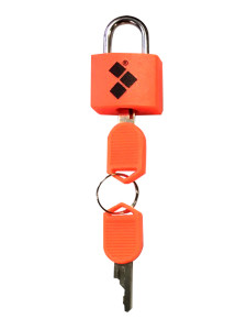 Замок Routemark mini оранжевый