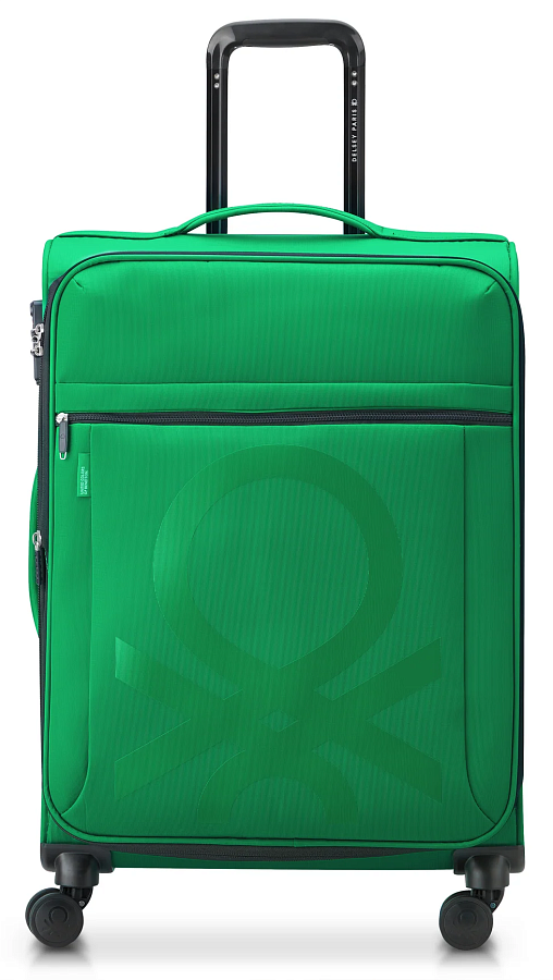 Чемодан 4-х колесный DELSEY DELSEY COLOR BLOCK 28 x 65 x 5 см зеленый