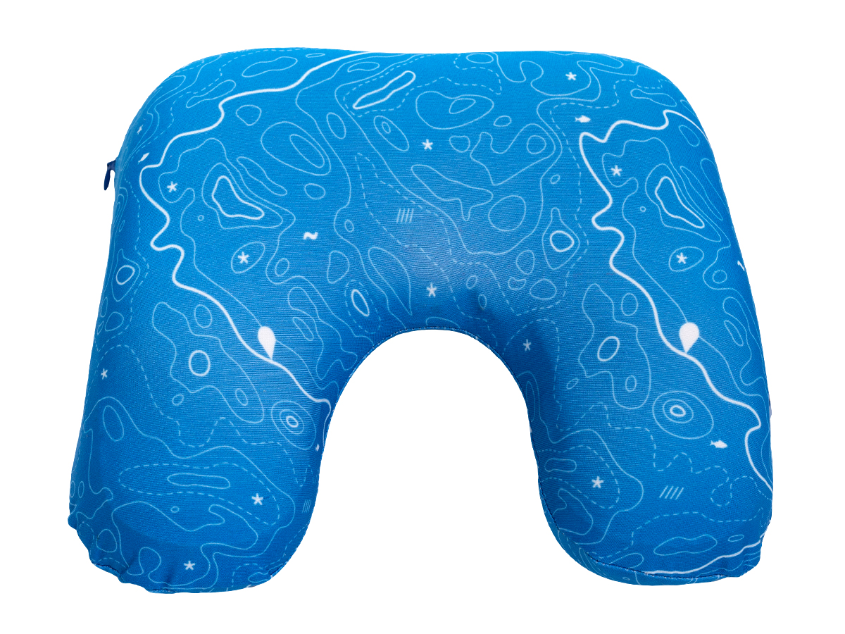 Подушка Nap Pillow синяя с белым