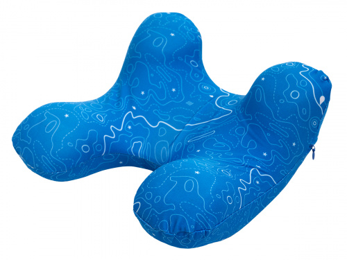 Подушка Nap Pillow синяя с белым