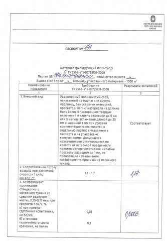 4-х слойная FPP-15 Полумаска [RINIDI] Silver Nano Black с клапаном