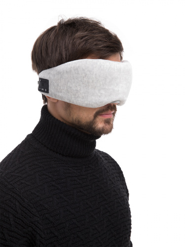 Маска с  bluetooth Серая 
