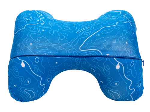 Подушка Nap Pillow синяя с белым