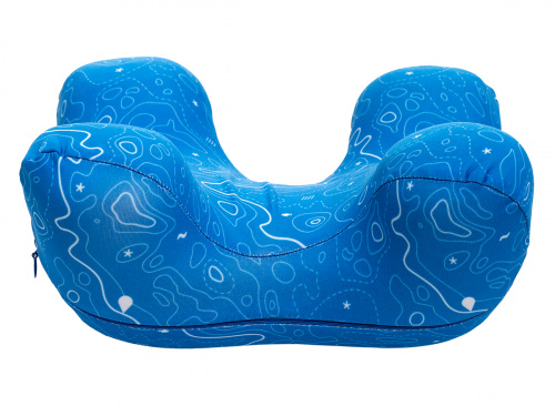Подушка Nap Pillow синяя с белым