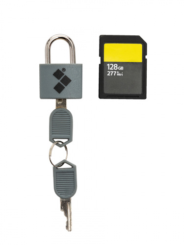Замок Routemark mini серый