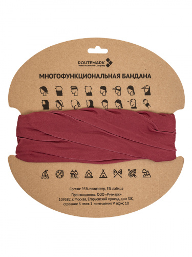 Снуд взрослый [RINIDI] "Royal Red"
