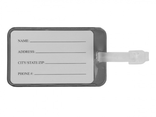 Бирка Happy Ways для багажа grey
