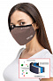 4-х слойная FPP-15 Полумаска [RINIDI] Silver Nano Royal Brown