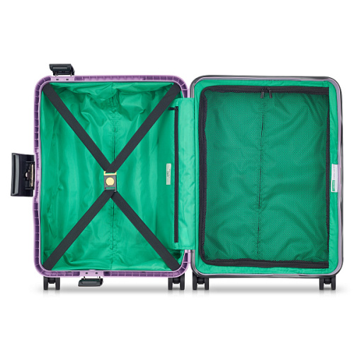 Чемодан 4-х колесный DELSEY COLOR BLOCK HARDSIDE 40 x 55 x 20 см лавандовый