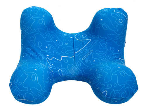 Подушка Nap Pillow синяя с белым